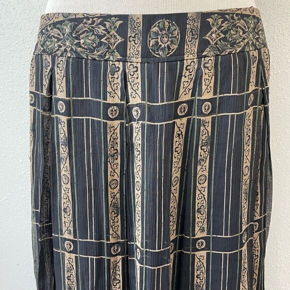 NWT Alfani Silk Midi Skirt Size 10 - Picture 2 of 8